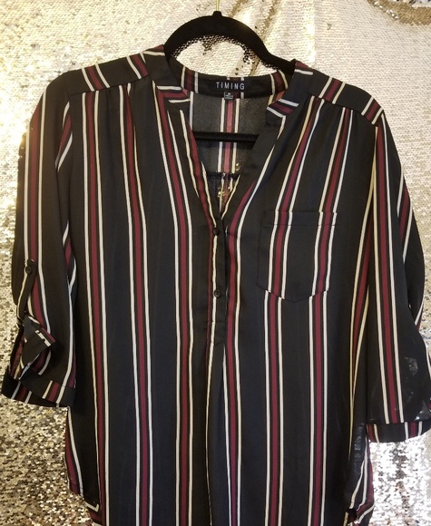 Striped blouse - Picture 1 of 3